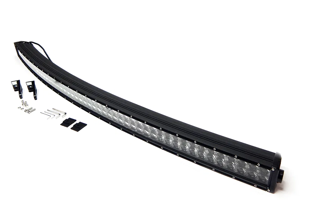 74050 – SOUTHERN TRU Light Bar, LED Bulb 50 Inch Length Curved Dual Row 96 Clear LED 3 Watt Bulb 288 Watt/ 24 Amp Dra...